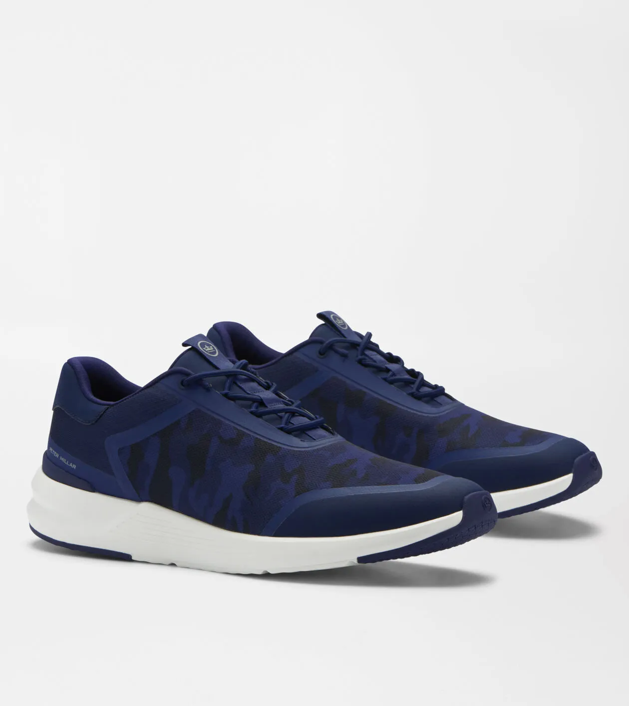 Peter Millar Men's Camberfly Sneaker Printed Camo - NAVY