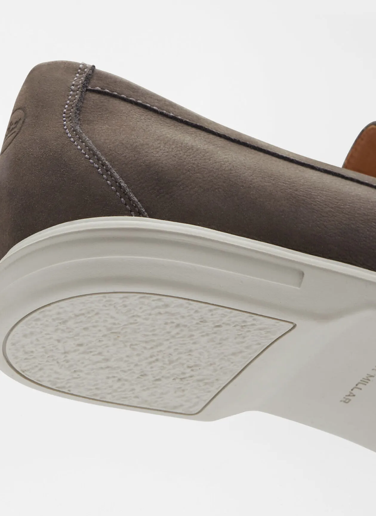 Peter Millar Men's Excursionist Nubuck Venetian Loafer - SMOKE