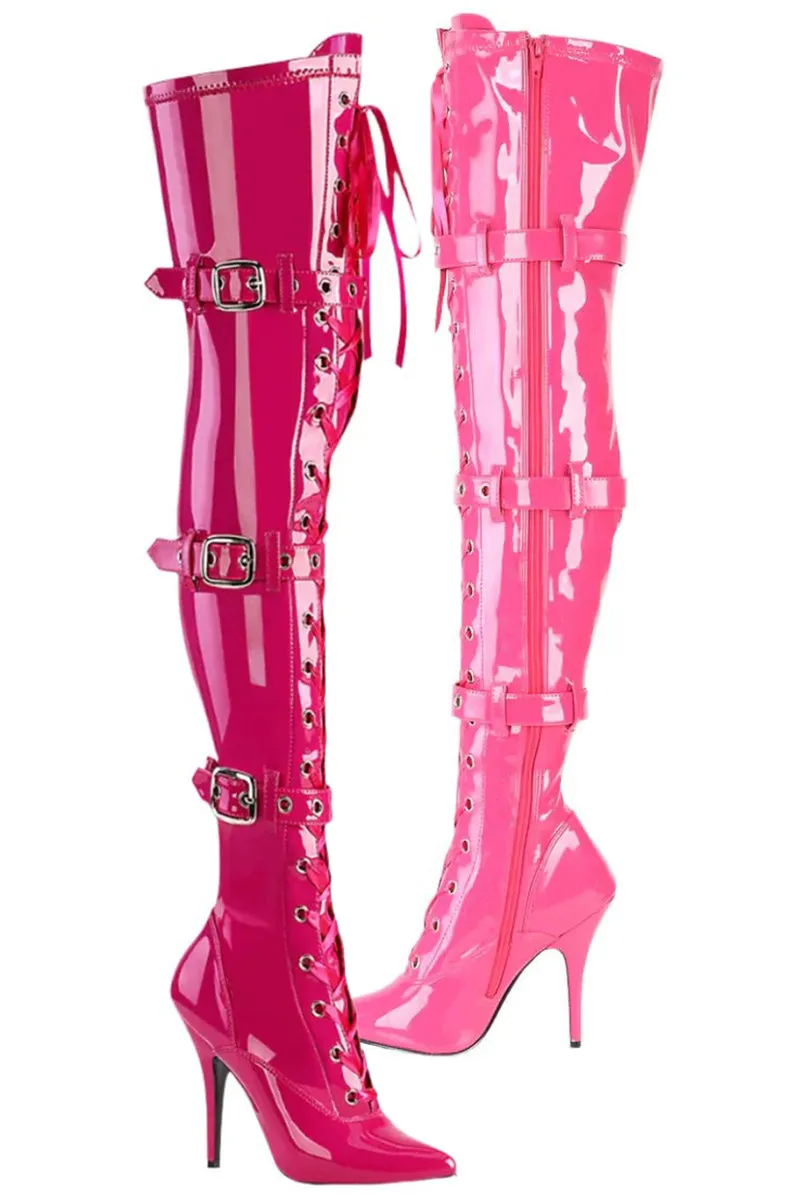 Pleaser SEDUCE 3028 Boots Pink