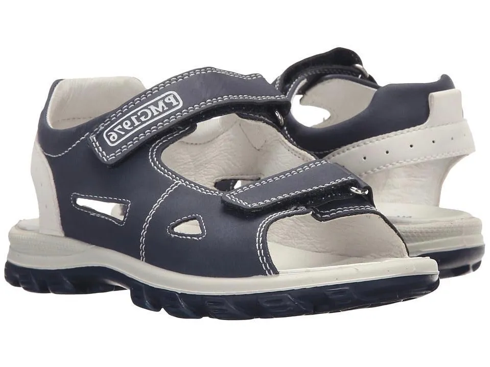 Primigi Blue Leather Open Toe Sandals