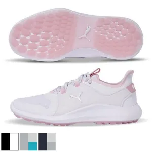 PUMA Ladies IGNITE FASTEN8 Golf Shoes 5.5 High Rise/Puma Silver/Scuba Blu