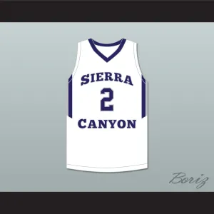 Scotty Pippen Jr 2 Sierra Canyon School Trailblazers White Basketball Jersey 2
