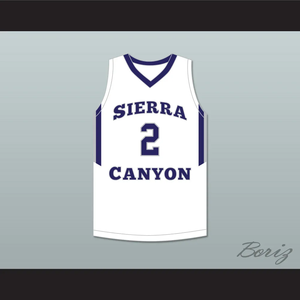 Scotty Pippen Jr 2 Sierra Canyon School Trailblazers White Basketball Jersey 2