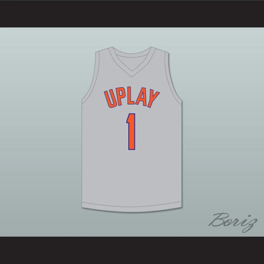 Shaedon Sharpe 1 UPLAY Canada AAU Light Gray Basketball Jersey 2