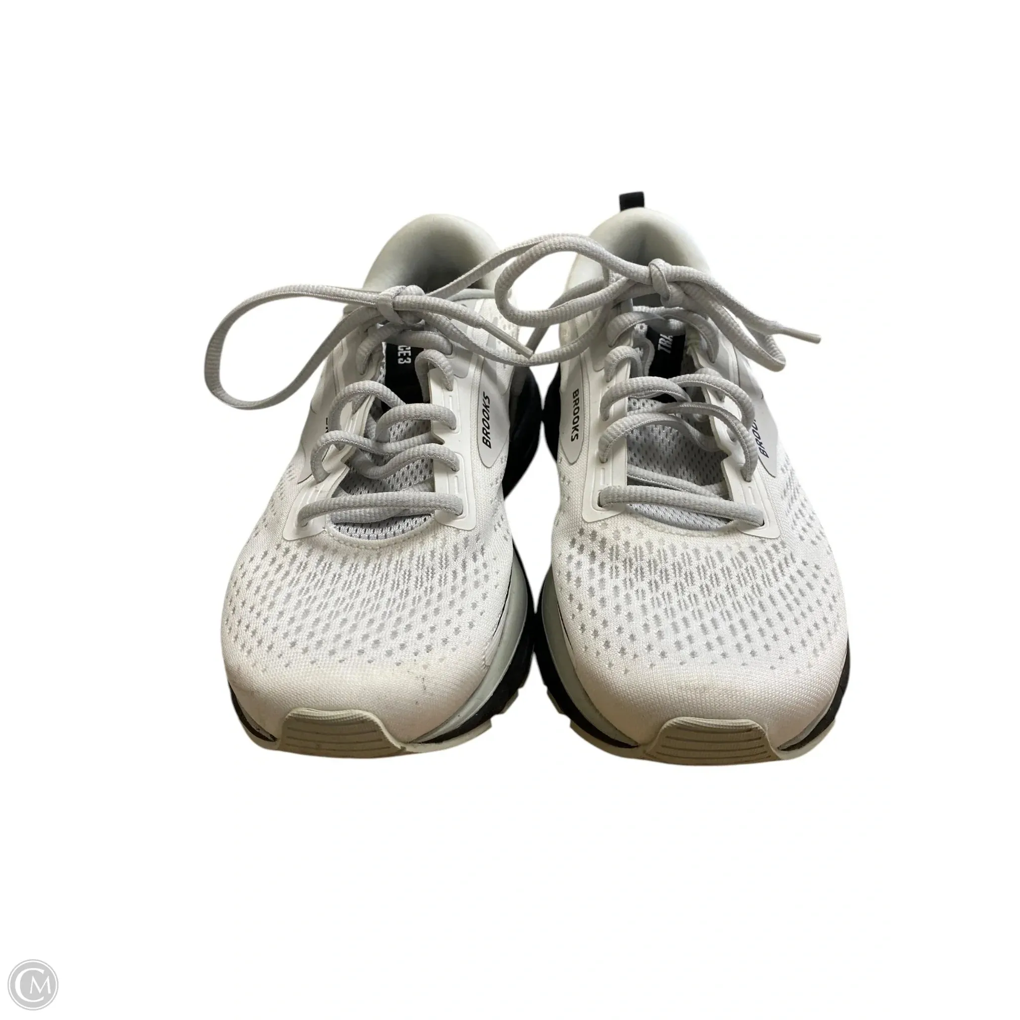 Shoes Athletic By Brooks In White, Size: 6.5