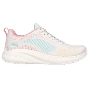 Skechers Bobs Squad Chaos-Color Crush White Multi Trainers