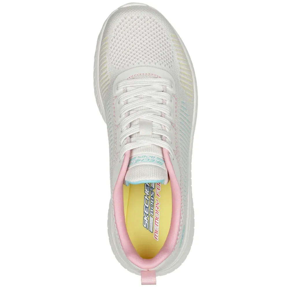 Skechers Bobs Squad Chaos-Color Crush White Multi Trainers