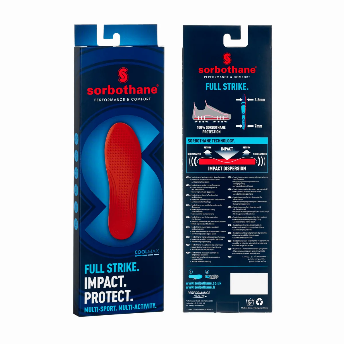 Sorbothane Full Strike Insoles