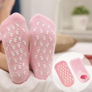 SPA Moisturizing Gel Socks With Essential Oils & Vitamin E