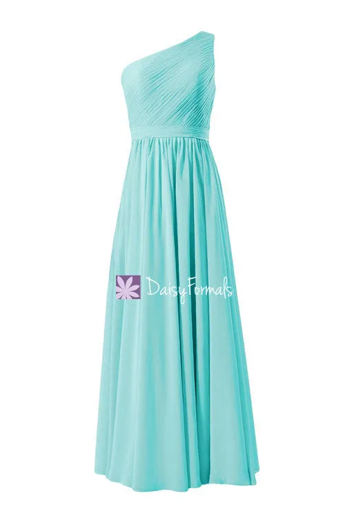 Special Turquoise Bridesmaids Dress Vintage Long Tiffany Blue Wedding Party Dress (BM10822L)