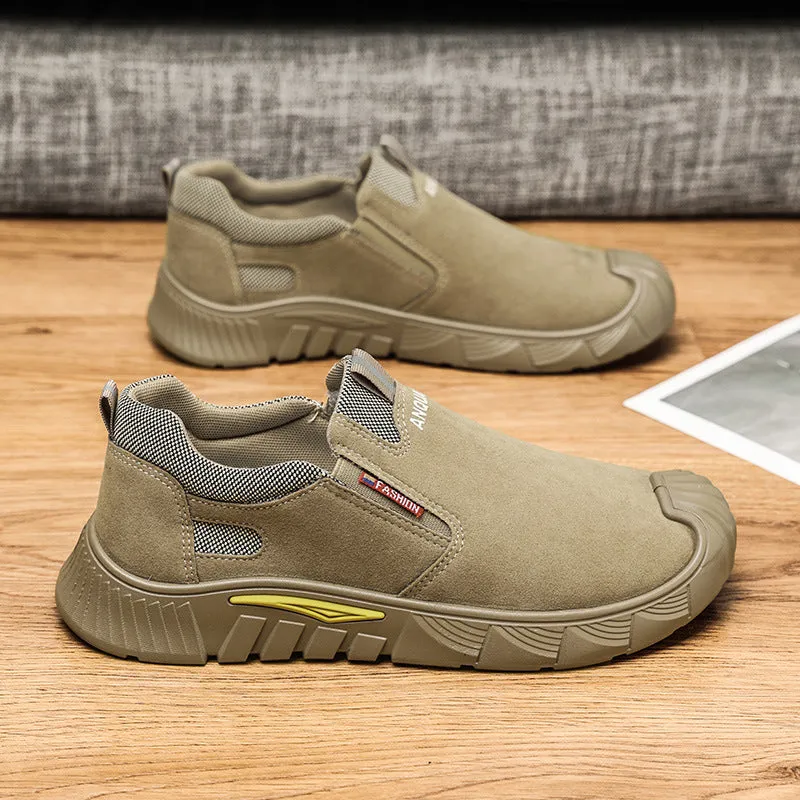 Spring And Autumn Breathable Casual Versatile Wear-resistant Soft Bottom No Steel Shoes