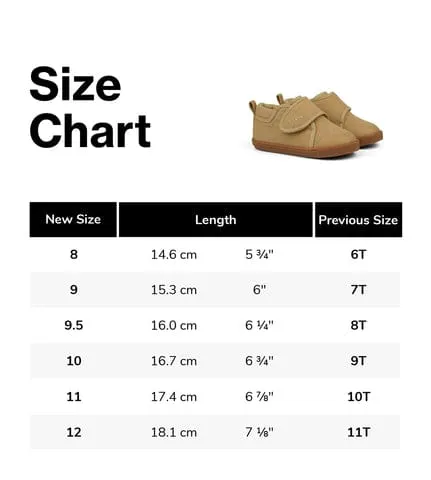 Stonz Cruiser Natural Toddler Shoe - Tan