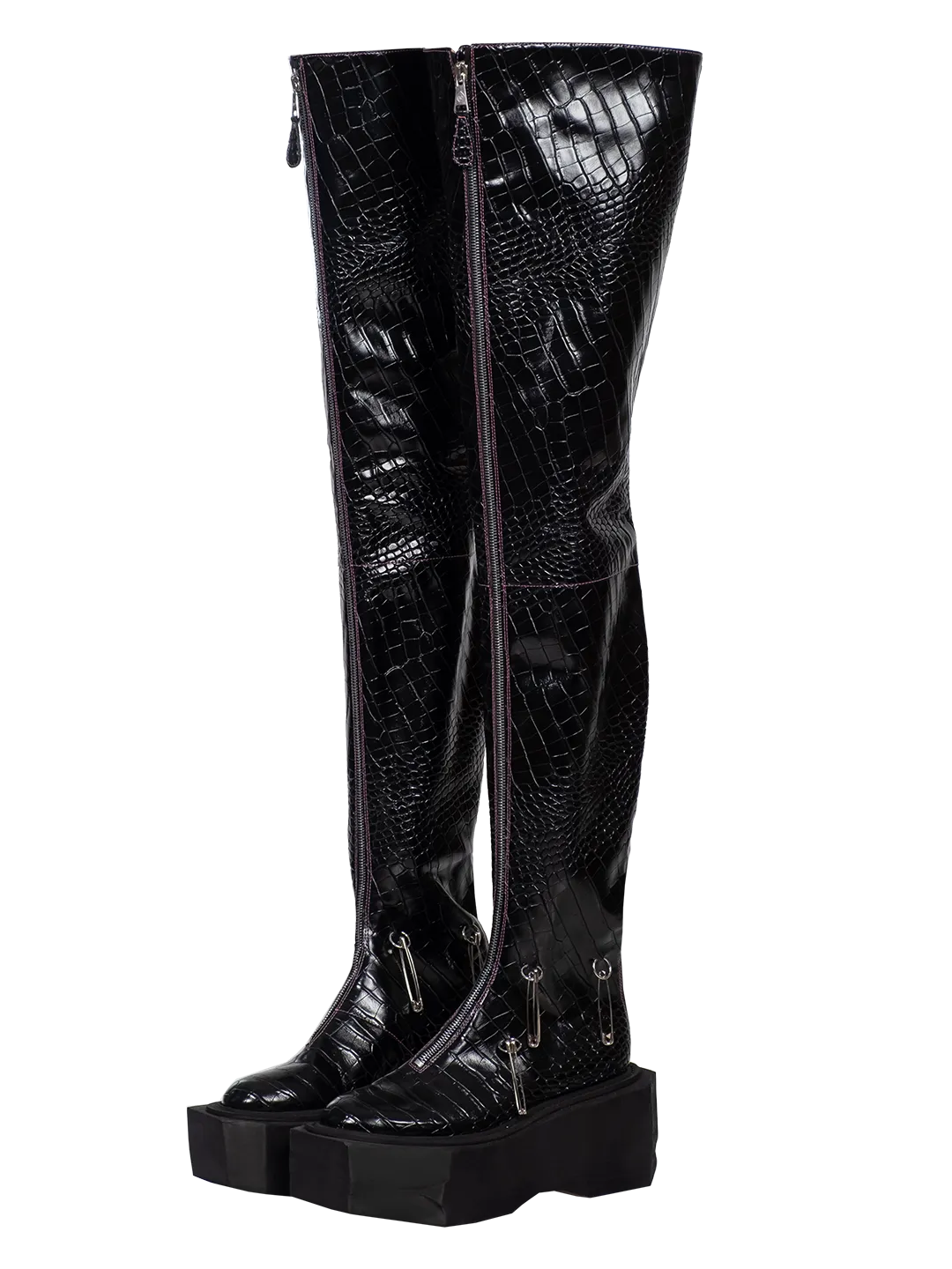 Thigh-high Ring Boots