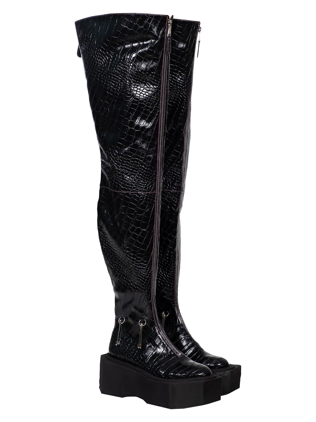 Thigh-high Ring Boots
