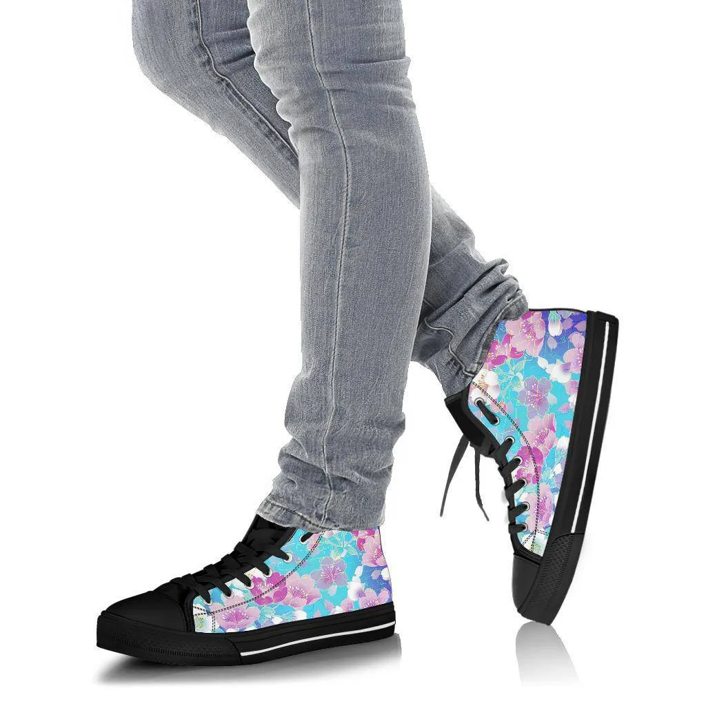 Tokyo High Tops Black Custom Shoes