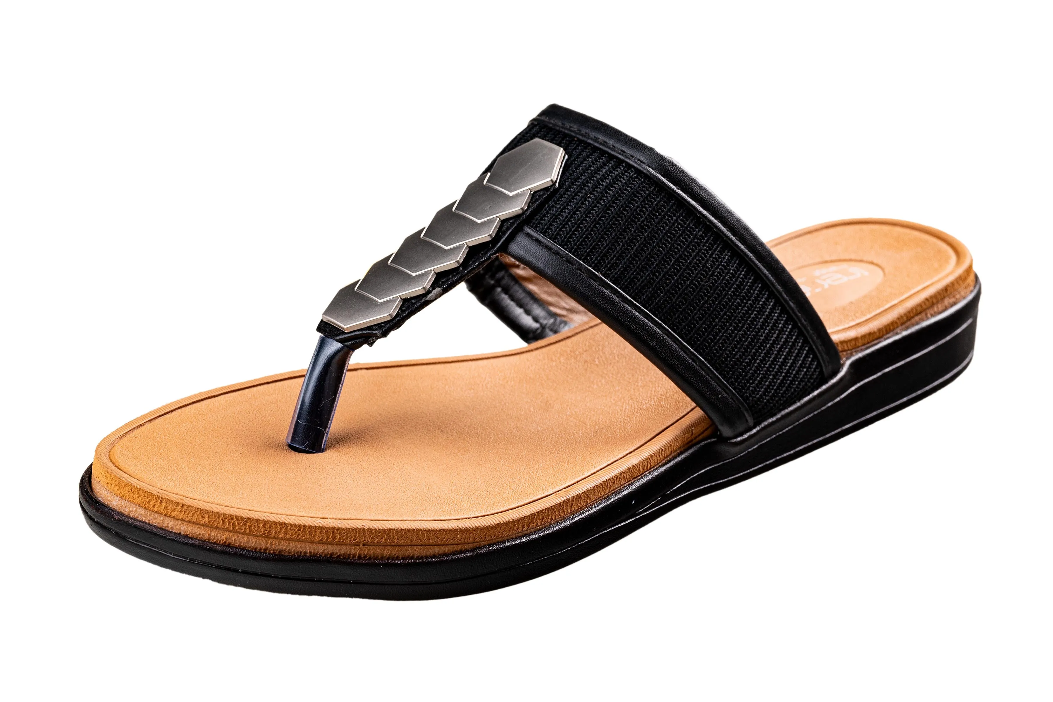 Trendz Ladies Black Chappal