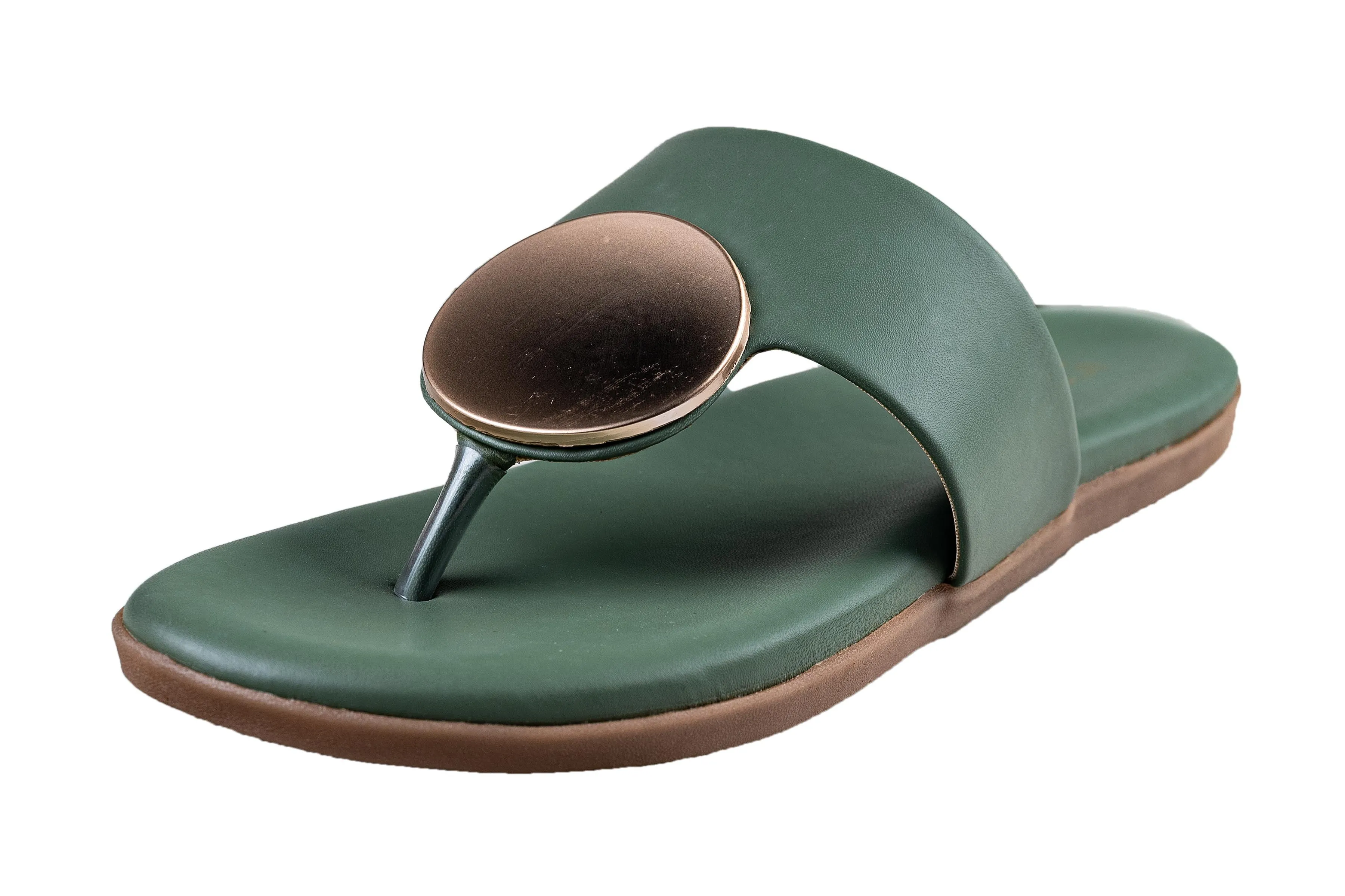 Trendz Ladies Olive Chappal