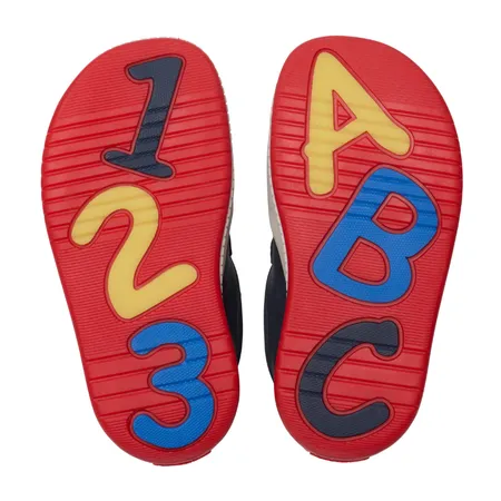 UK 4.5 Navy and Red Noodle Fun Walkers