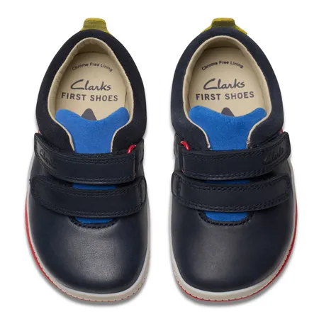 UK 4.5 Navy and Red Noodle Fun Walkers