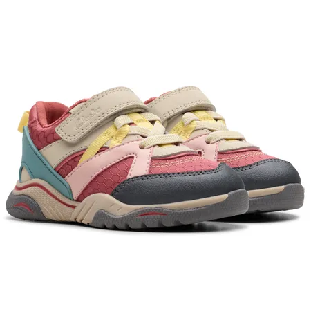 UK 5.5 Pink Combo Feather Pace Trainers