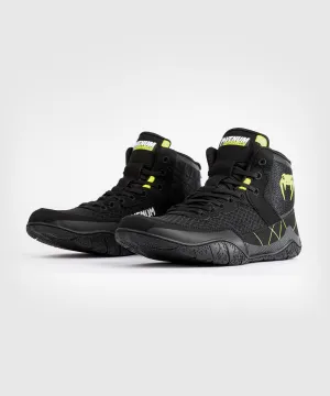 Venum Training Camp 4.0 Scarpe da wrestling Elite - Nero/Neon Green
