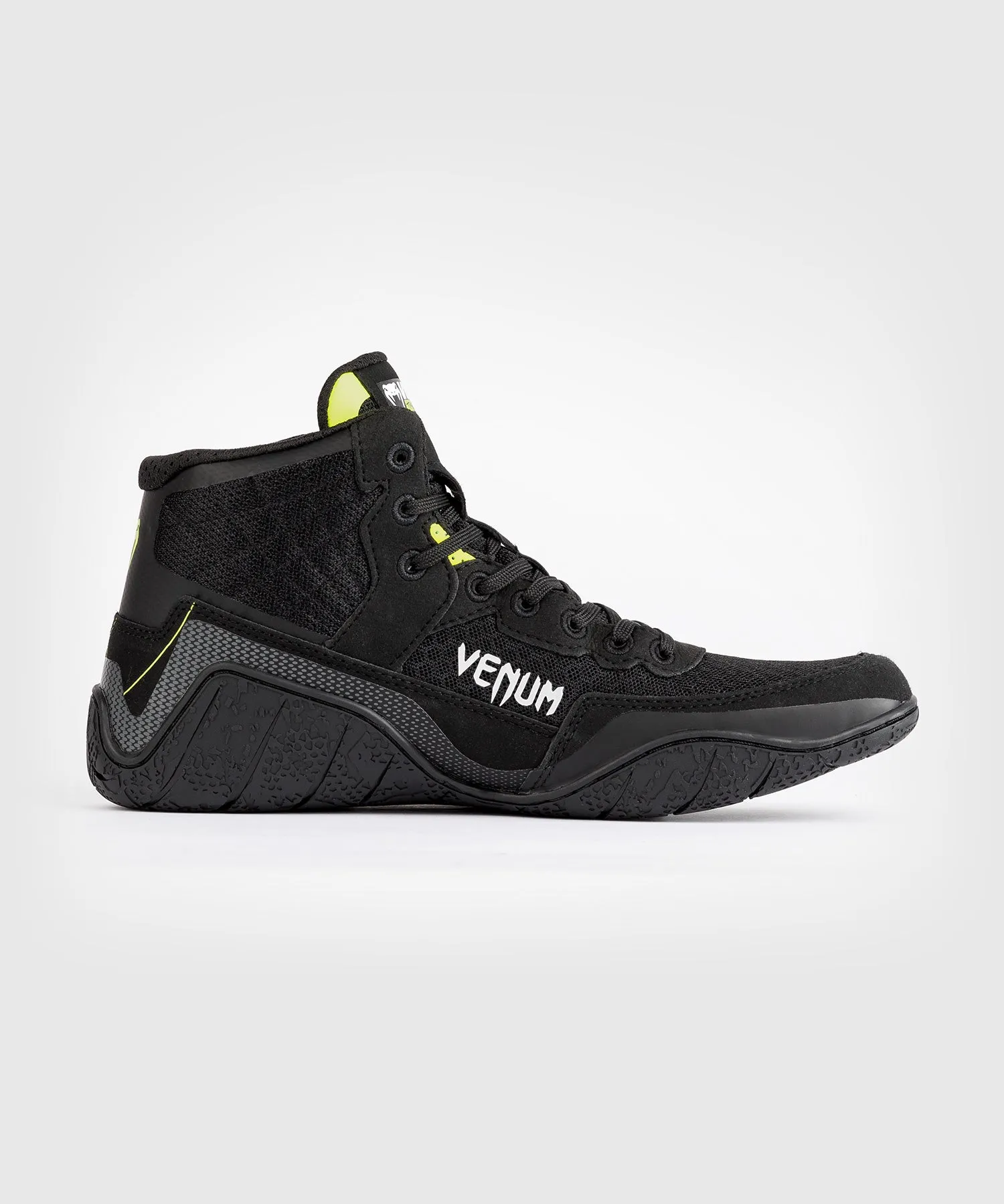 Venum Training Camp 4.0 Scarpe da wrestling Elite - Nero/Neon Green