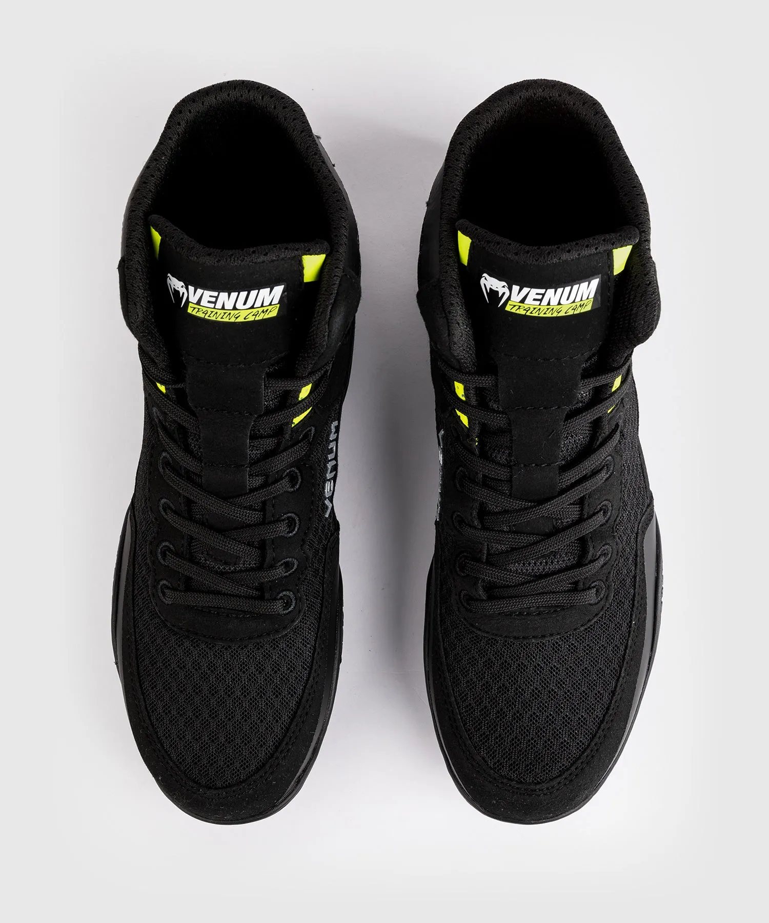 Venum Training Camp 4.0 Scarpe da wrestling Elite - Nero/Neon Green