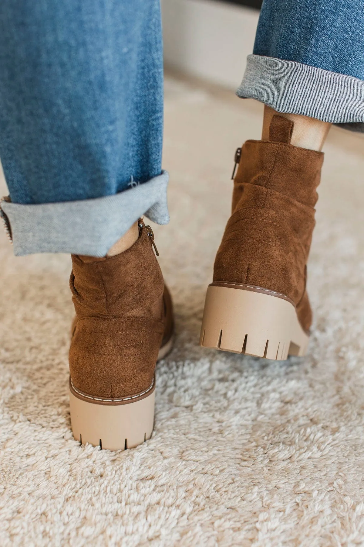 Very G Dashing Boots- Tan