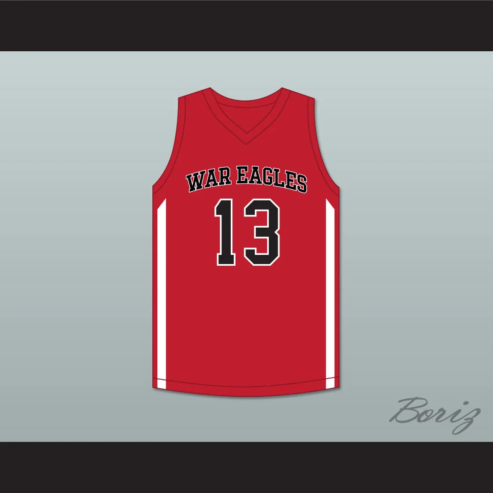 Walker Kessler 13 Woodward Academy War Eagles Red Basketball Jersey 2