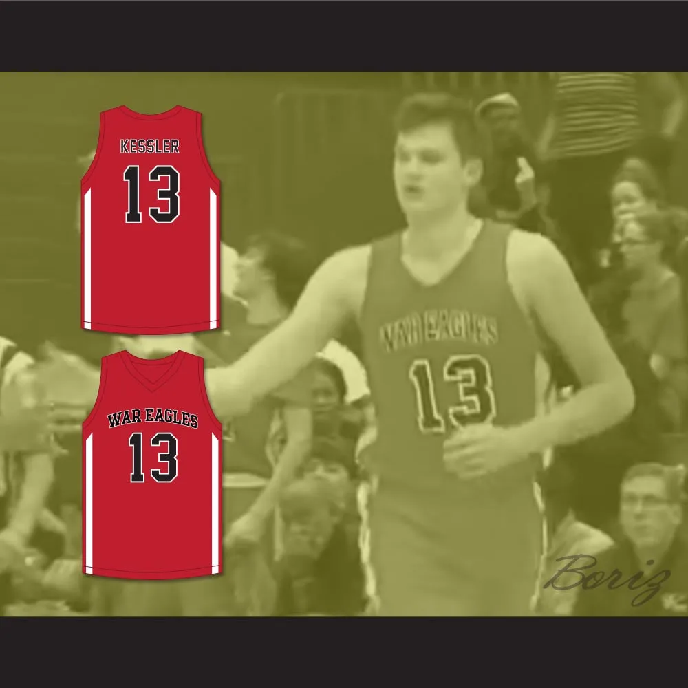 Walker Kessler 13 Woodward Academy War Eagles Red Basketball Jersey 2