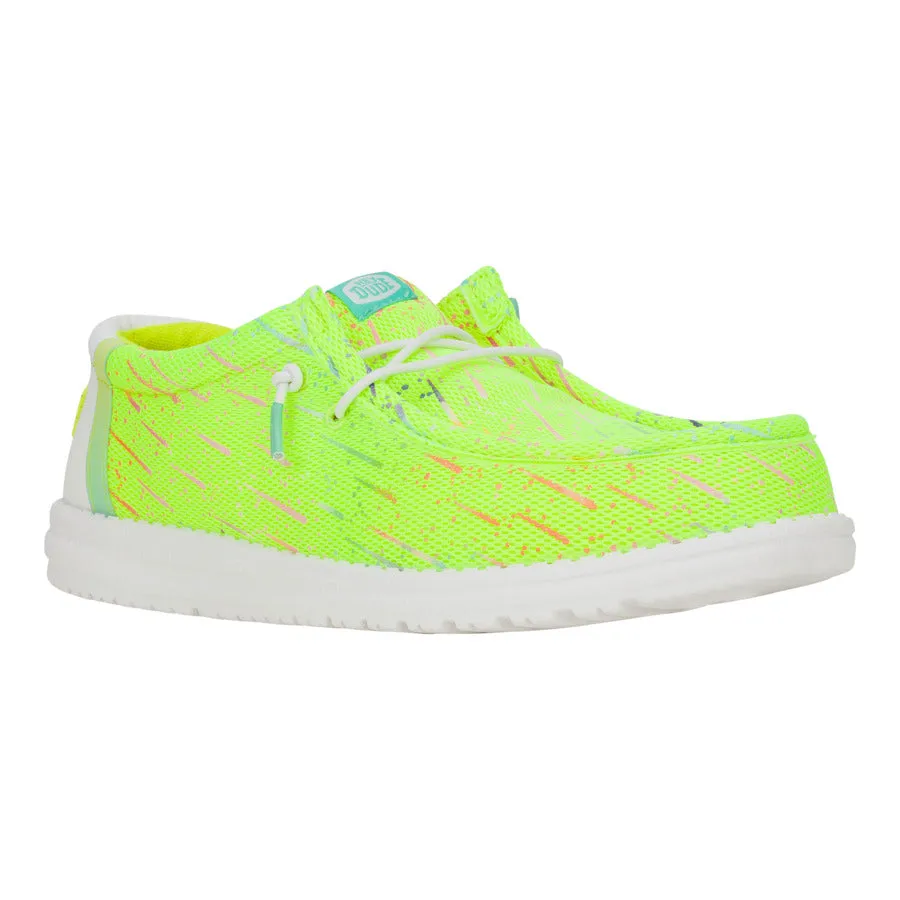 Wally Party Mesh - Lime Punch/White