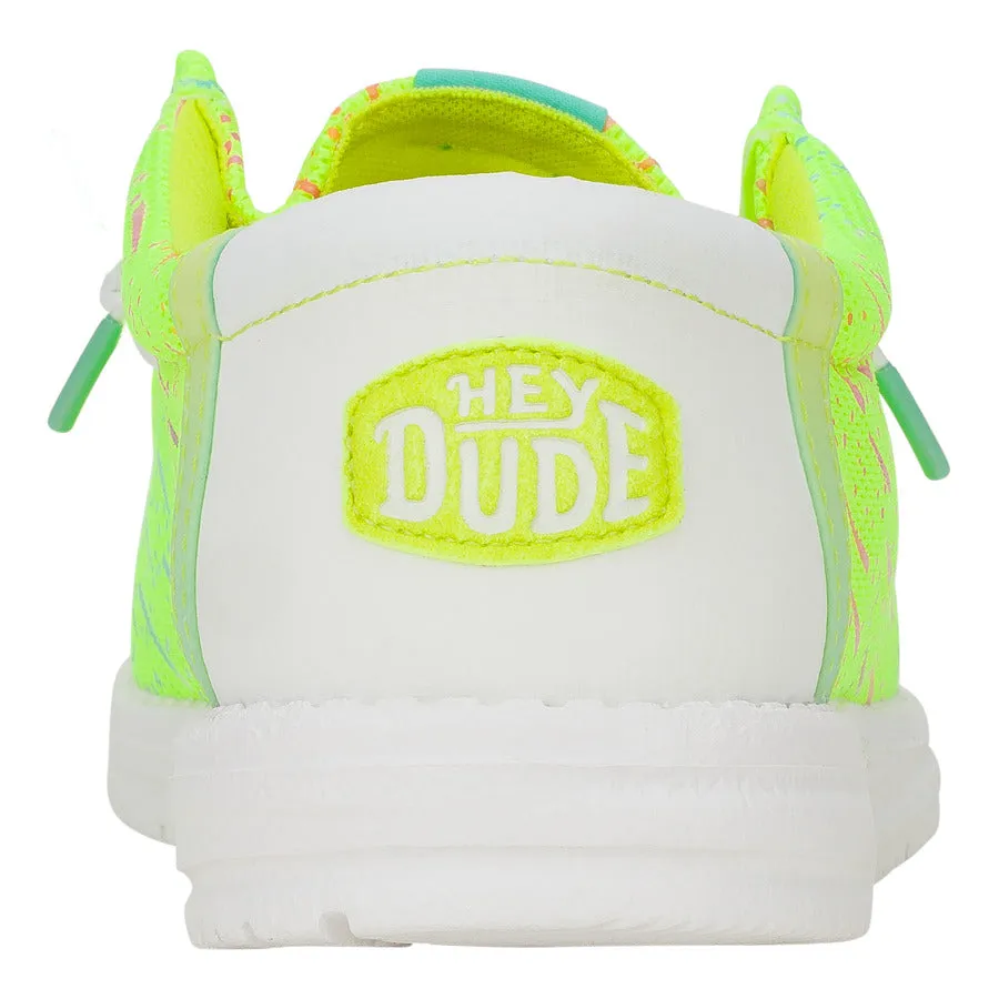 Wally Party Mesh - Lime Punch/White