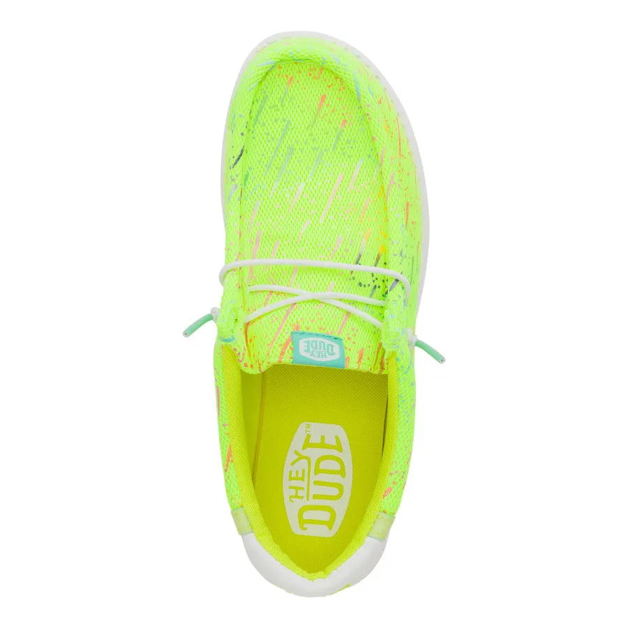 Wally Party Mesh - Lime Punch/White