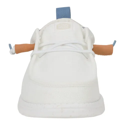 Wally Summer Linen - White/Stone Grey