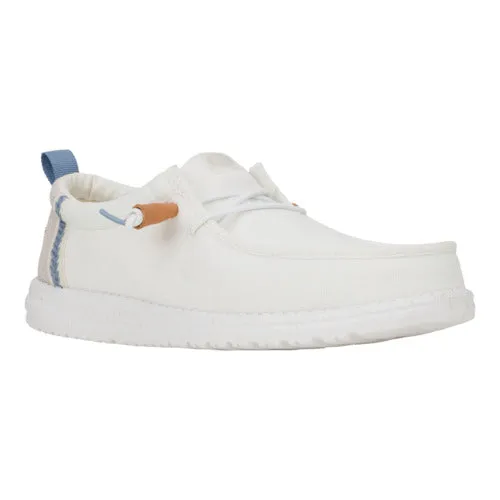 Wally Summer Linen - White/Stone Grey