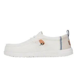 Wally Summer Linen - White/Stone Grey