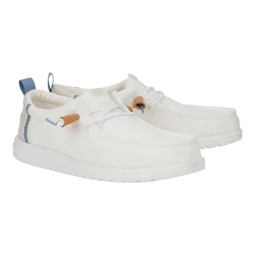 Wally Summer Linen - White/Stone Grey