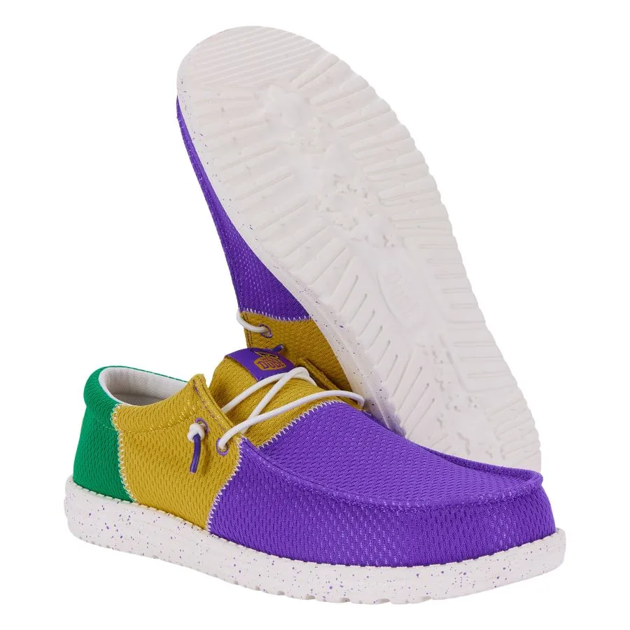 Wally Tri Mardi Gras Party - Purple/Gold/Green
