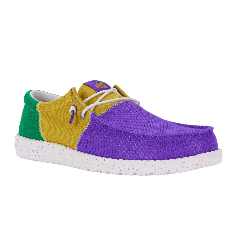 Wally Tri Mardi Gras Party - Purple/Gold/Green