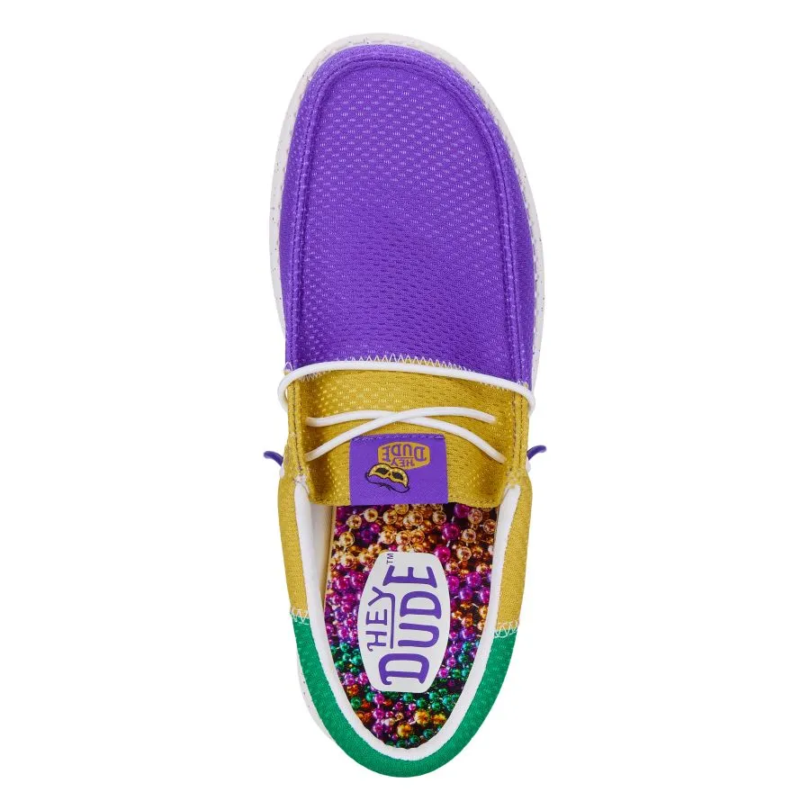 Wally Tri Mardi Gras Party - Purple/Gold/Green