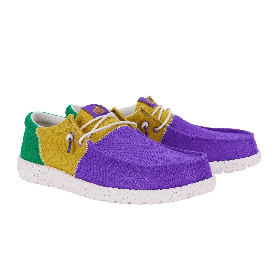 Wally Tri Mardi Gras Party - Purple/Gold/Green
