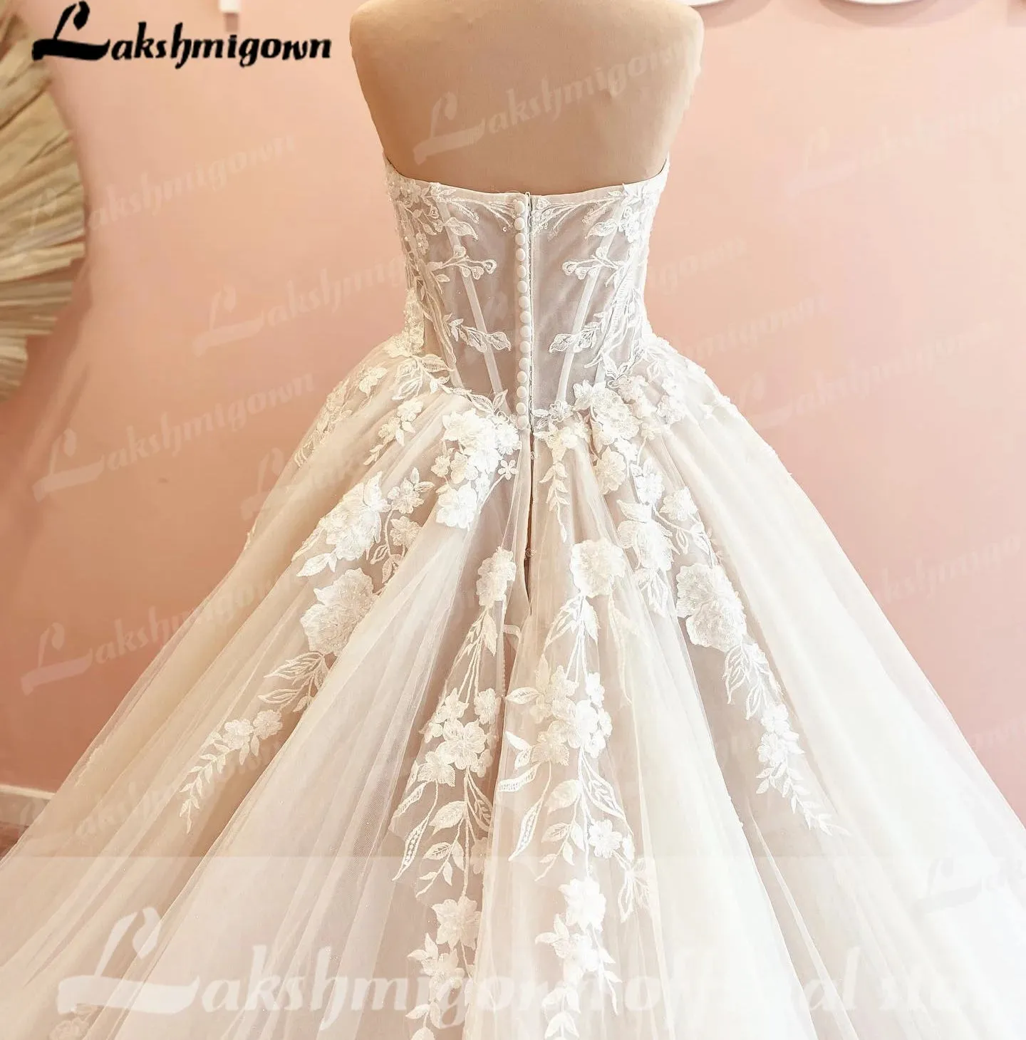 Wedding Dress Vestido Civil Tulle Wedding Dresses Sleeveless Lace Bodice