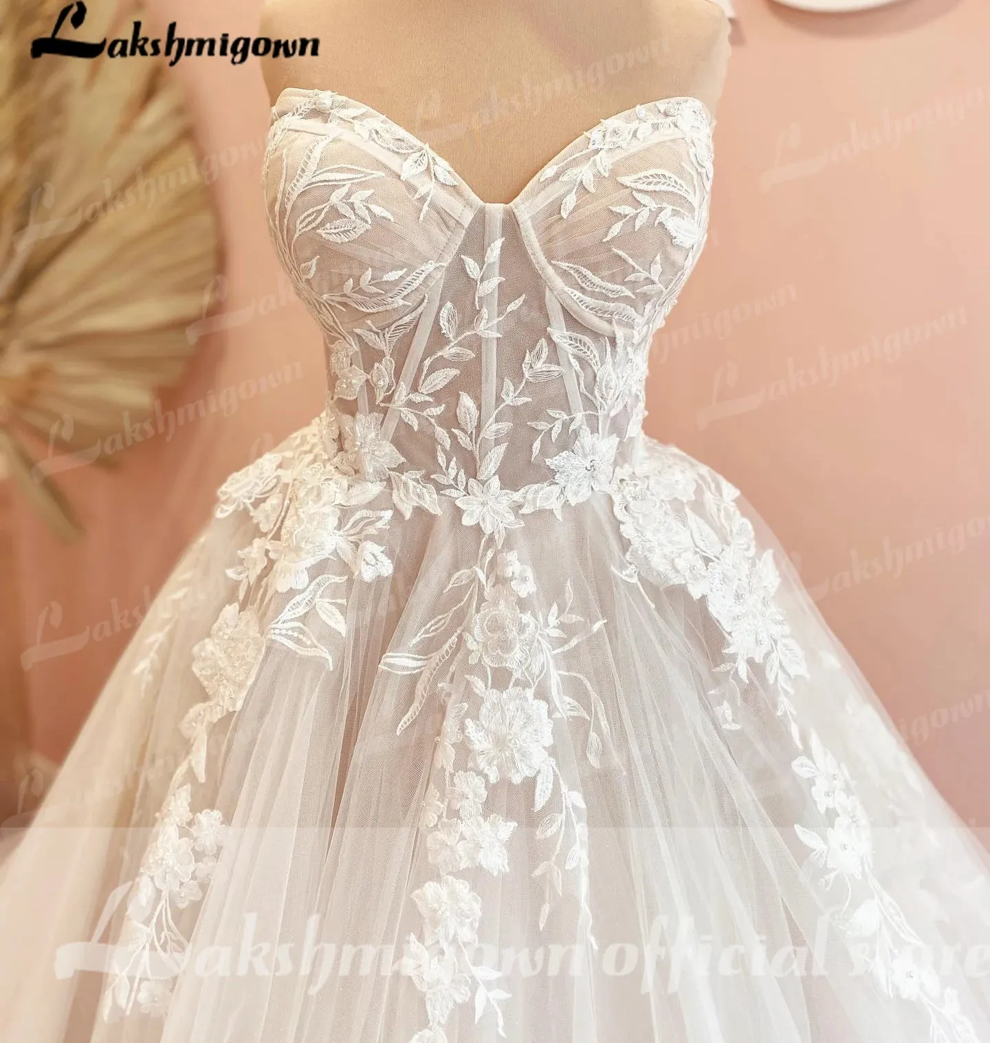 Wedding Dress Vestido Civil Tulle Wedding Dresses Sleeveless Lace Bodice