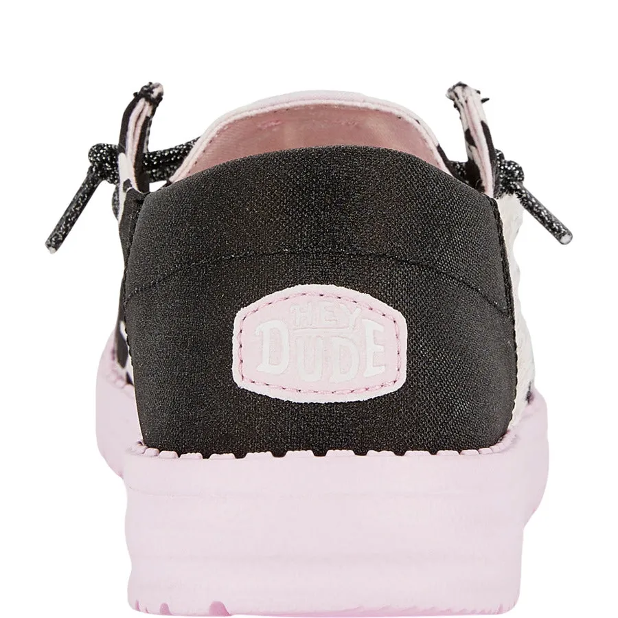 Wendy Funk Cow - Black/Pink