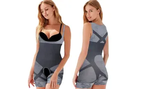 Women's Bamboo-Charcoal Slimming Tummy Control Shapewear Seamless Sculpting Thong Body Shaper